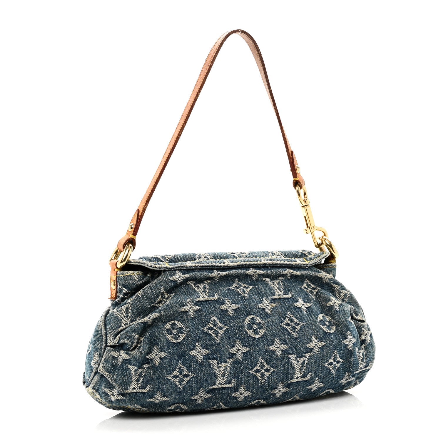 Louis Vuitton Monogram Denim Mini Pleaty Blue