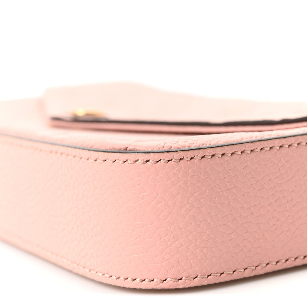 Louis Vuitton Empreinte Pochette Felicie Chain Wallet Rose Poudre