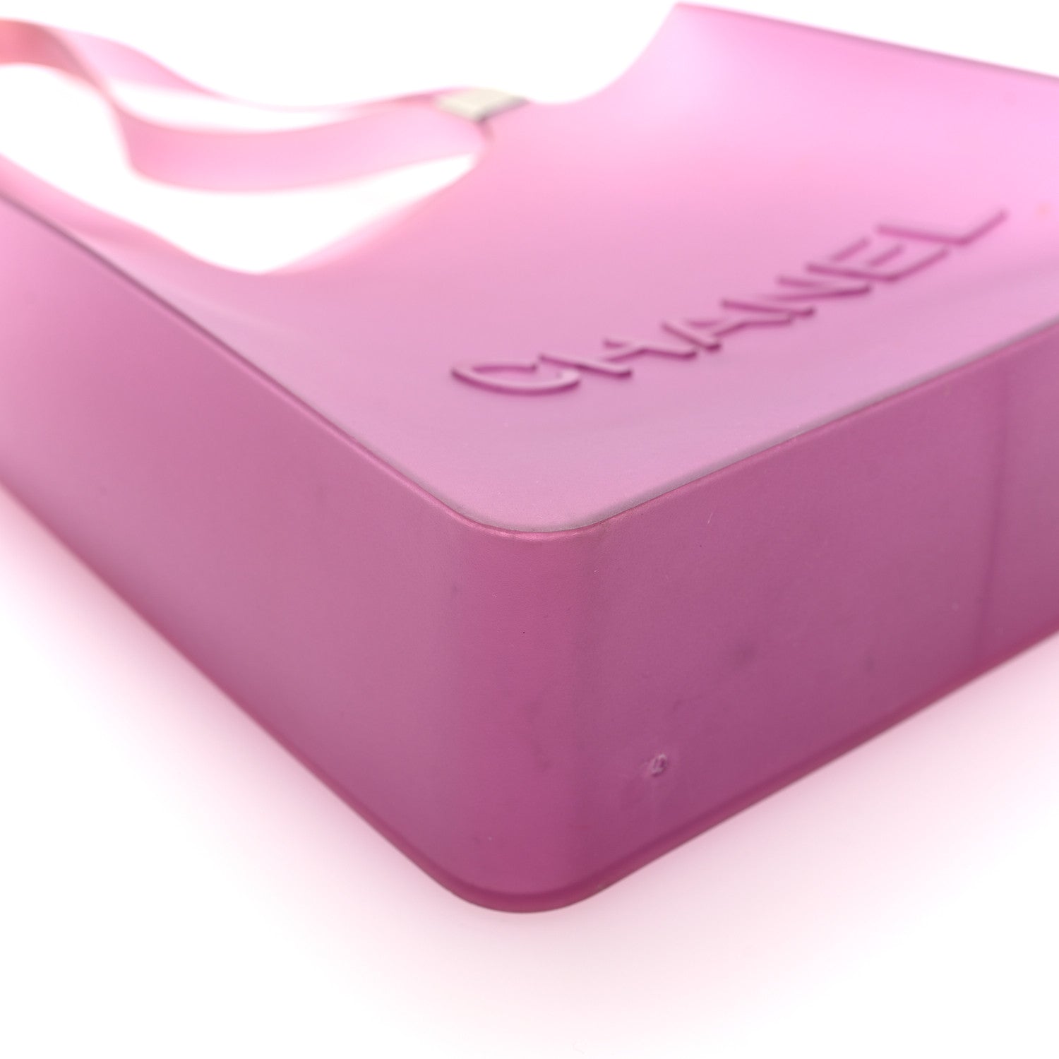 Chanel Jelly Rubber Tote Purple