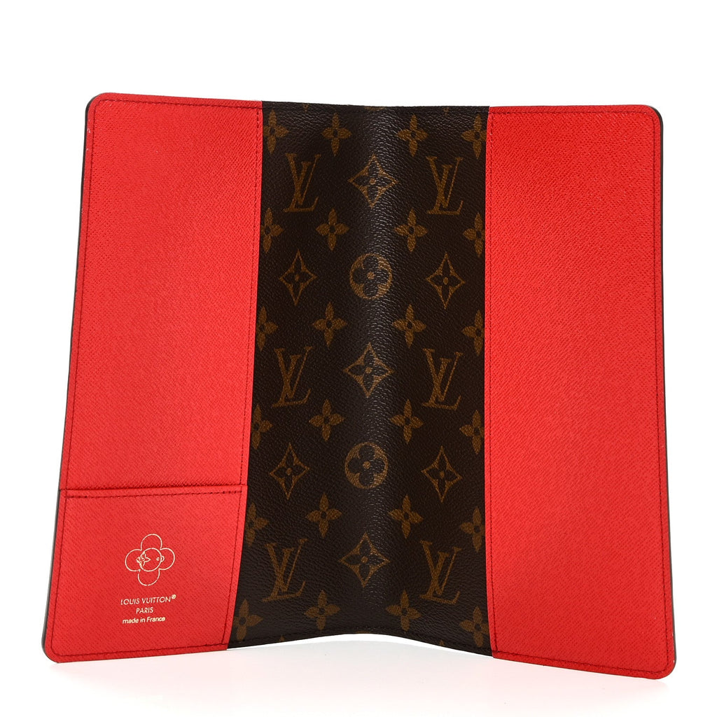 Louis Vuitton Monogram Emily Notebook Cove MM Coquelicot