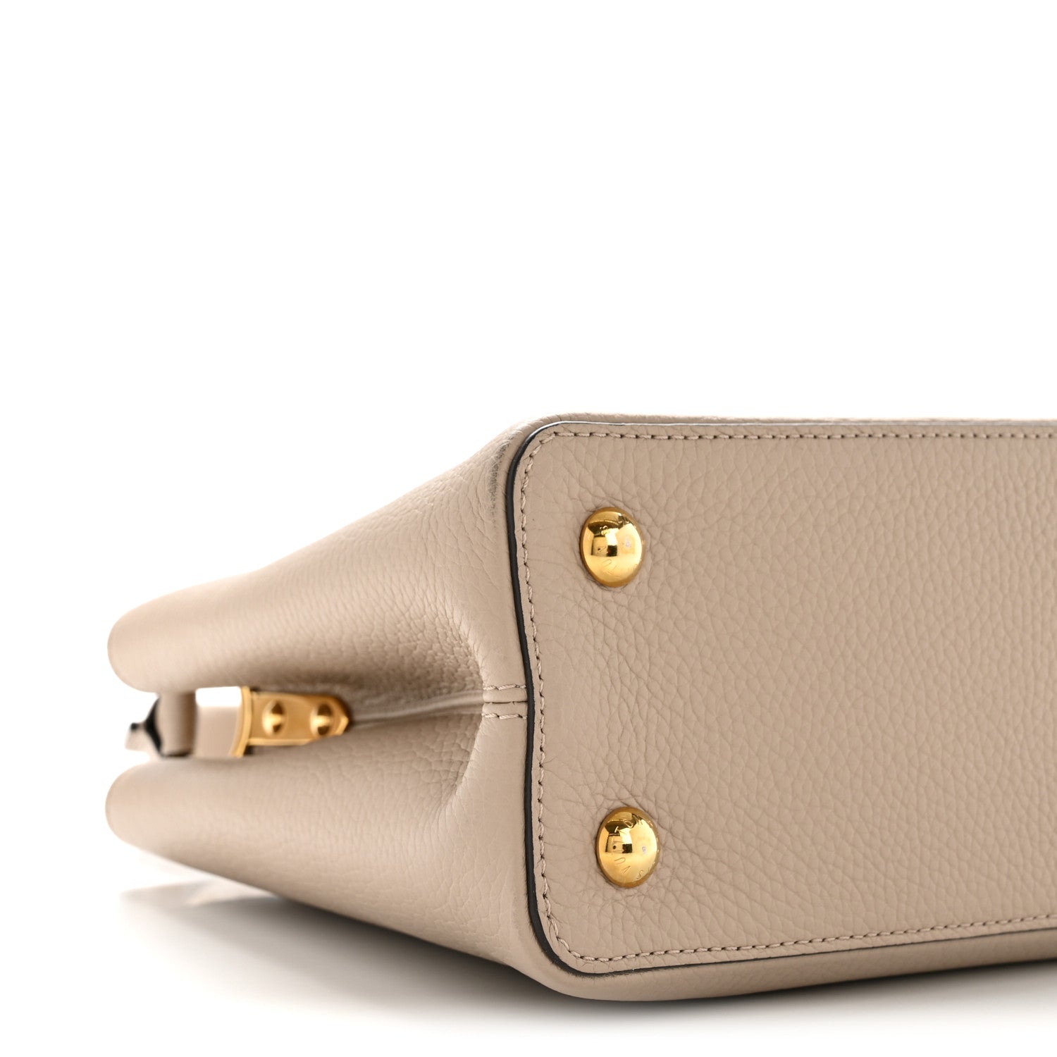 Louis Vuitton Taurillon Capucines PM Galet