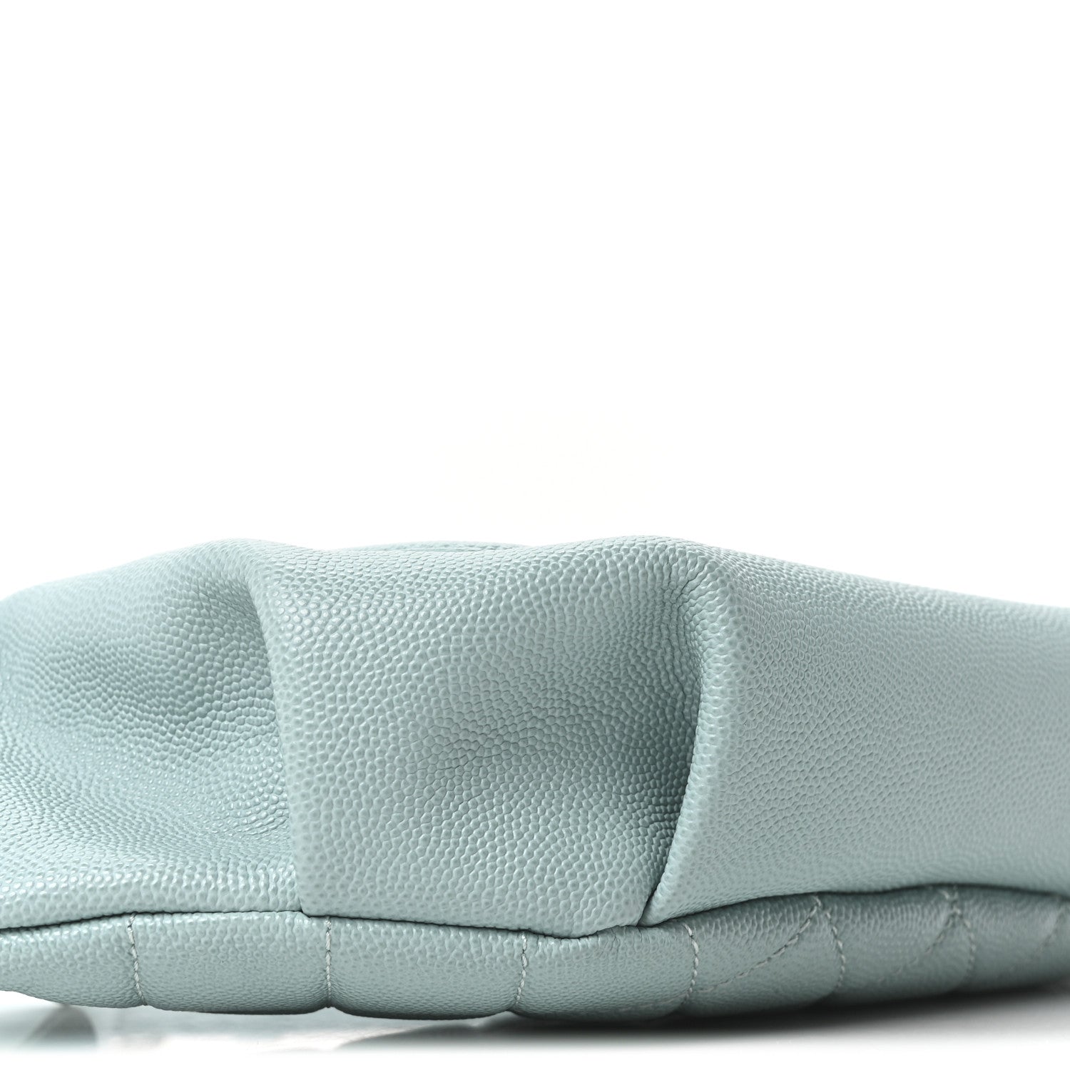 Chanel Caviar Quilted Filigree Waist Bag Light Blue