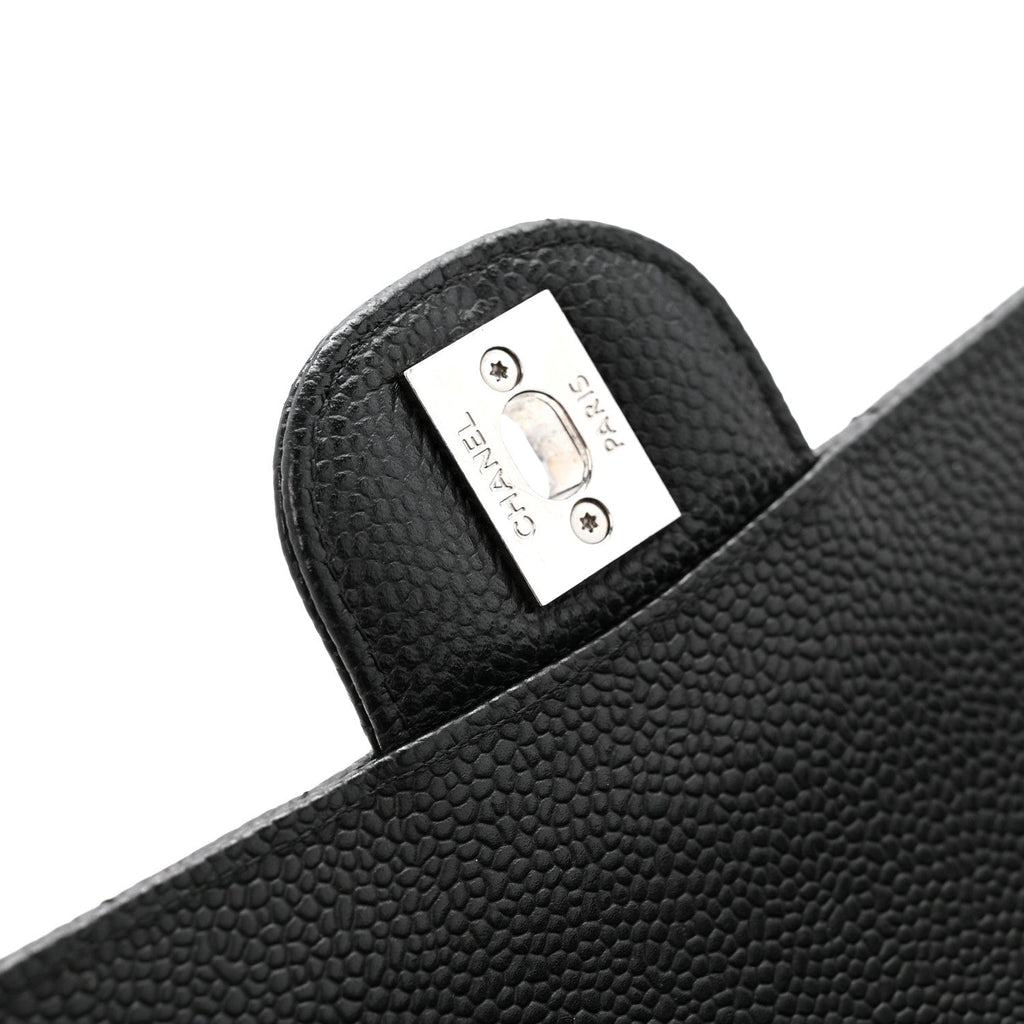 Chanel Caviar Quilted Medium Double Flap Black