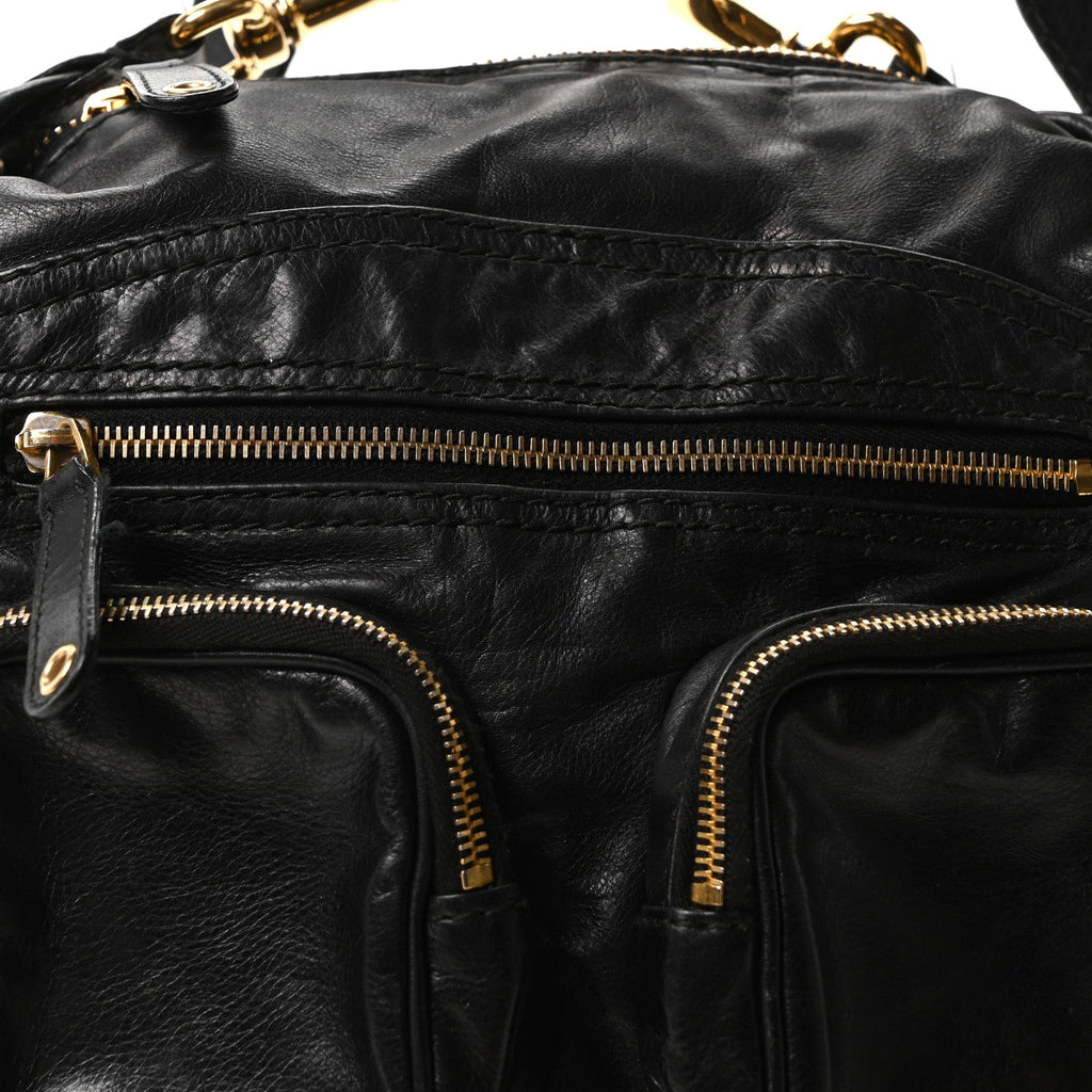 Gucci Calfskin Medium Darwin Convertible Backpack Black