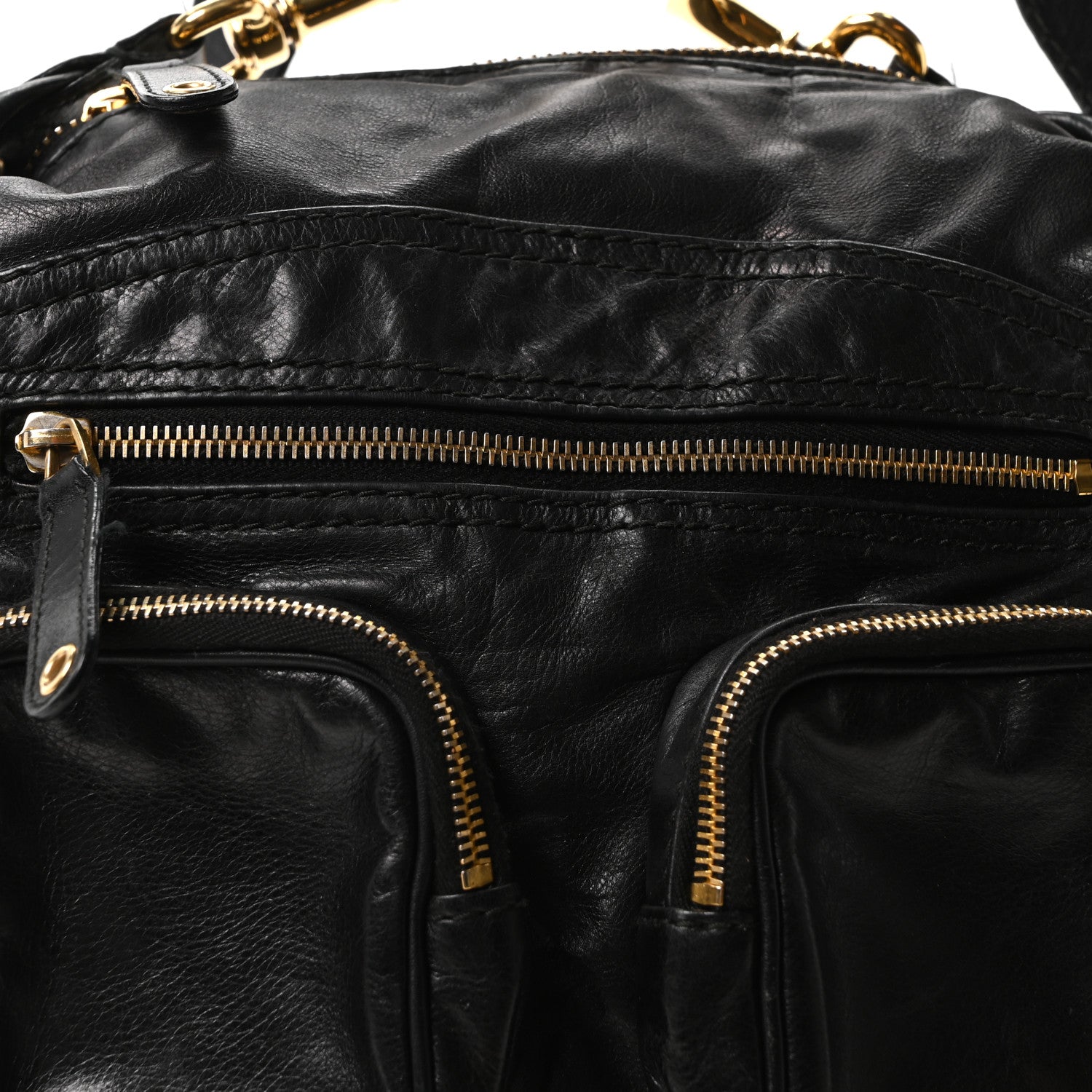 Gucci Calfskin Medium Darwin Convertible Backpack Black