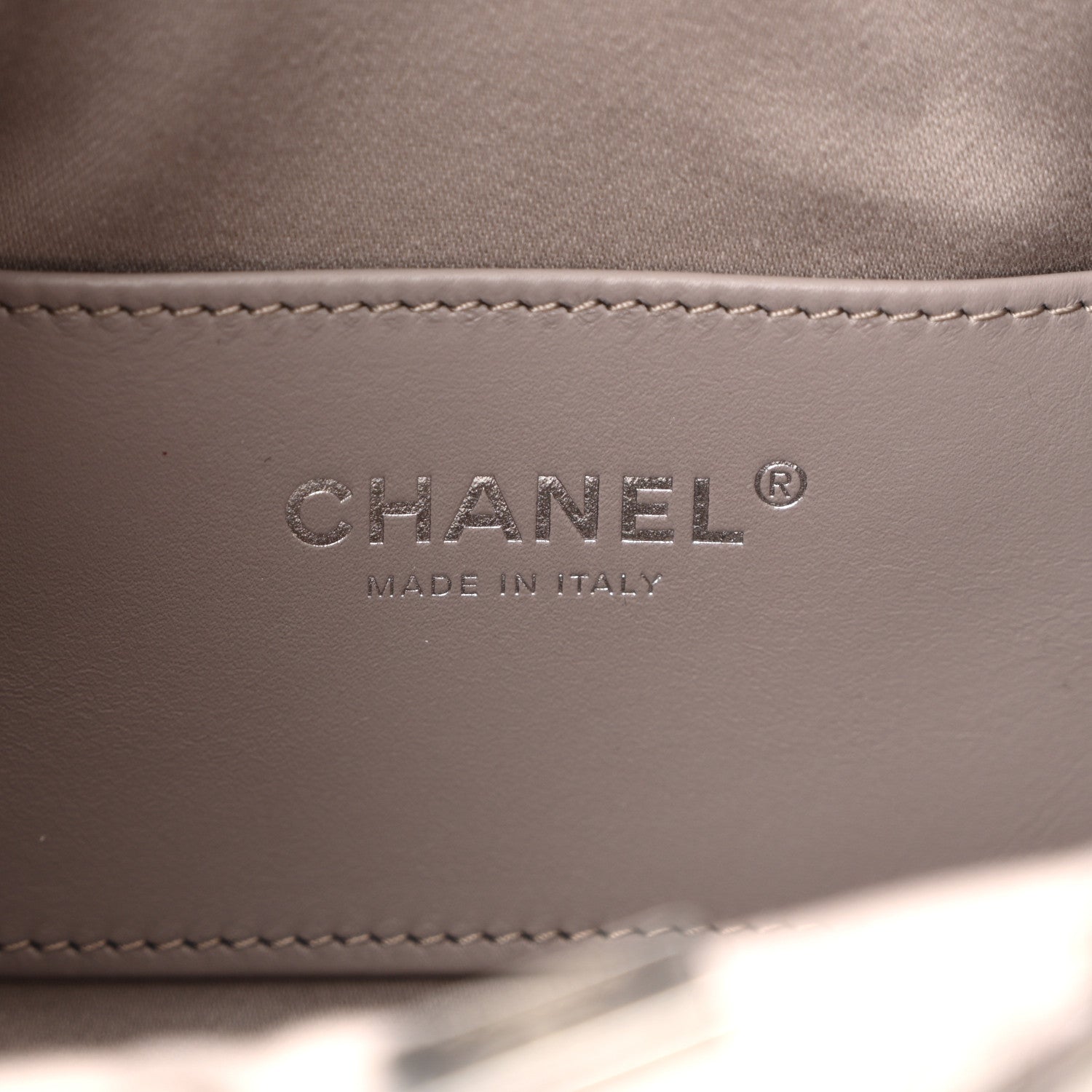 Chanel Caviar Quilted Mini Chanel 25 Handbag Dark Grey