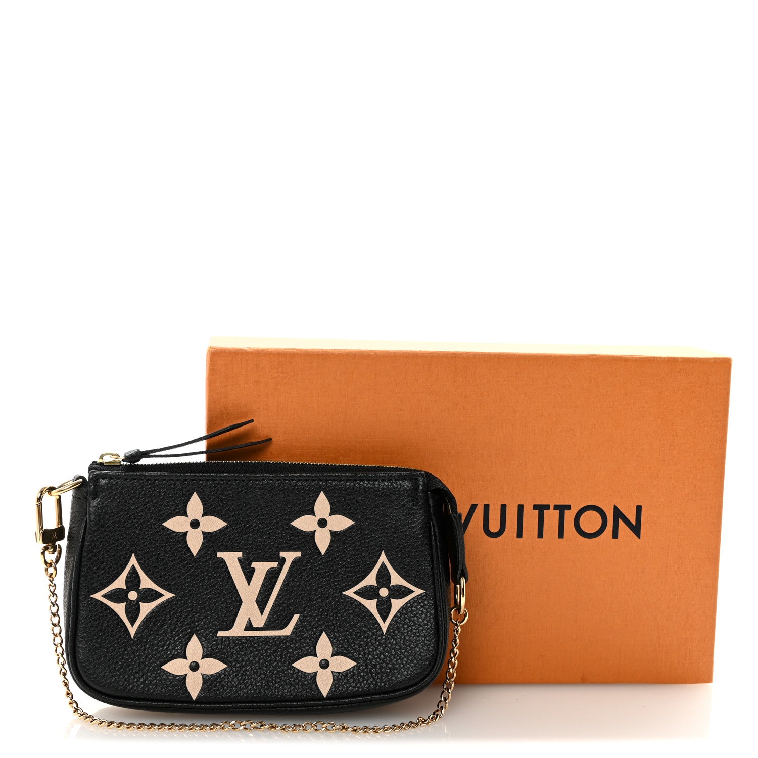 Louis Vuitton Empreinte Monogram Giant Mini Pochette Accessories Black