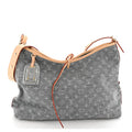 Louis Vuitton Monogram Denim CarryAll MM Washed Grey