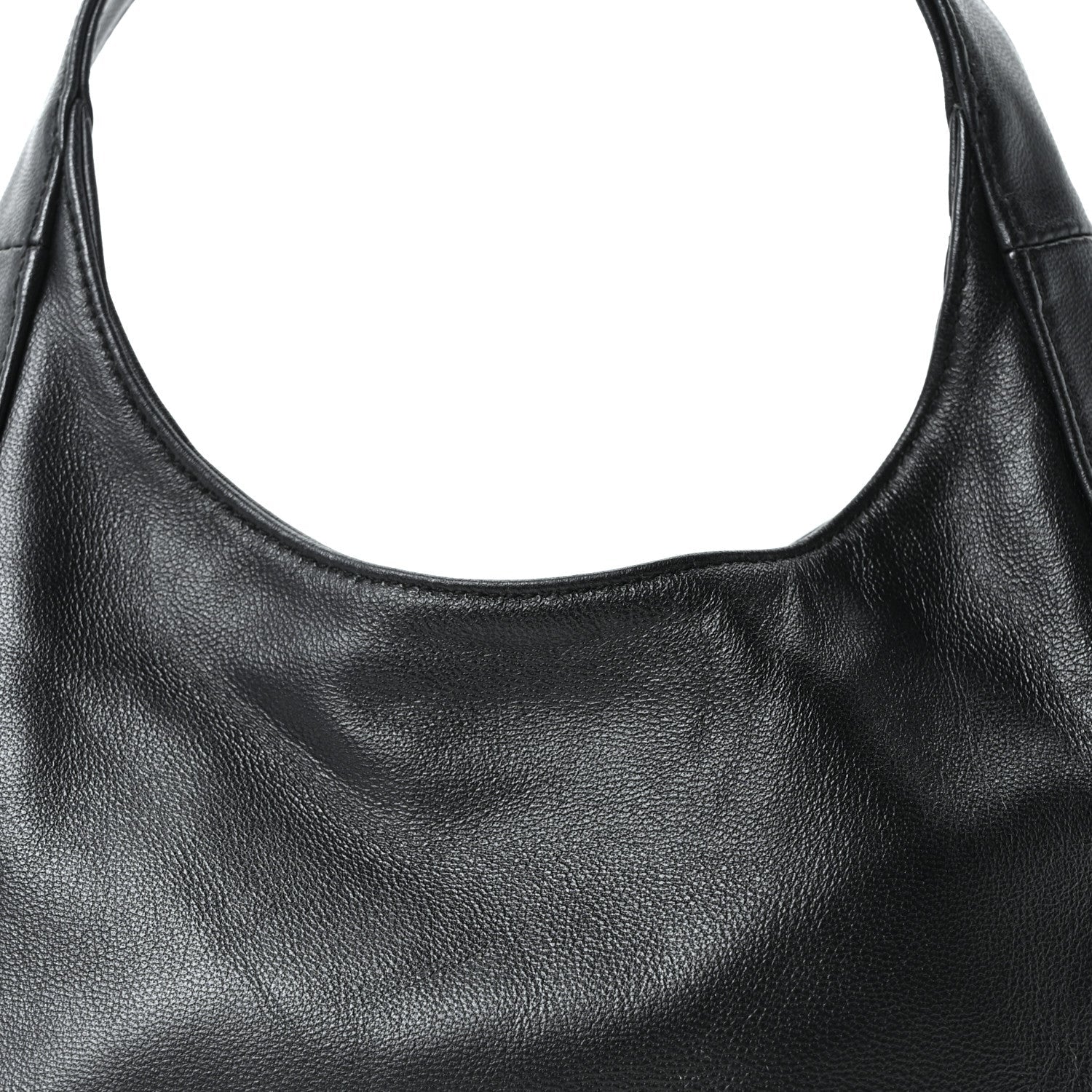 Prada Nappa Mini Triangle Hobo Black