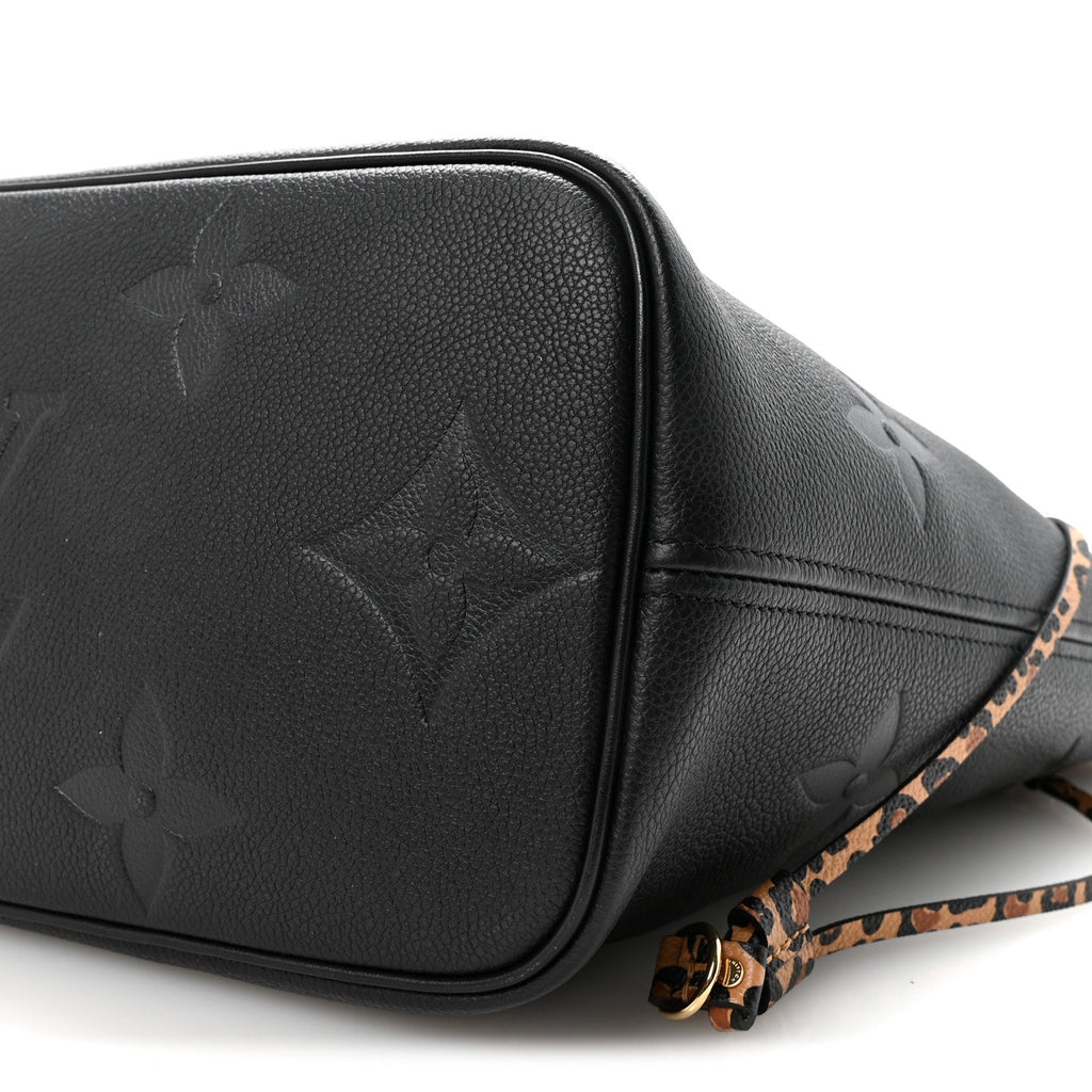 Louis Vuitton Empreinte Monogram Giant Wild at Heart Neverfull MM Black