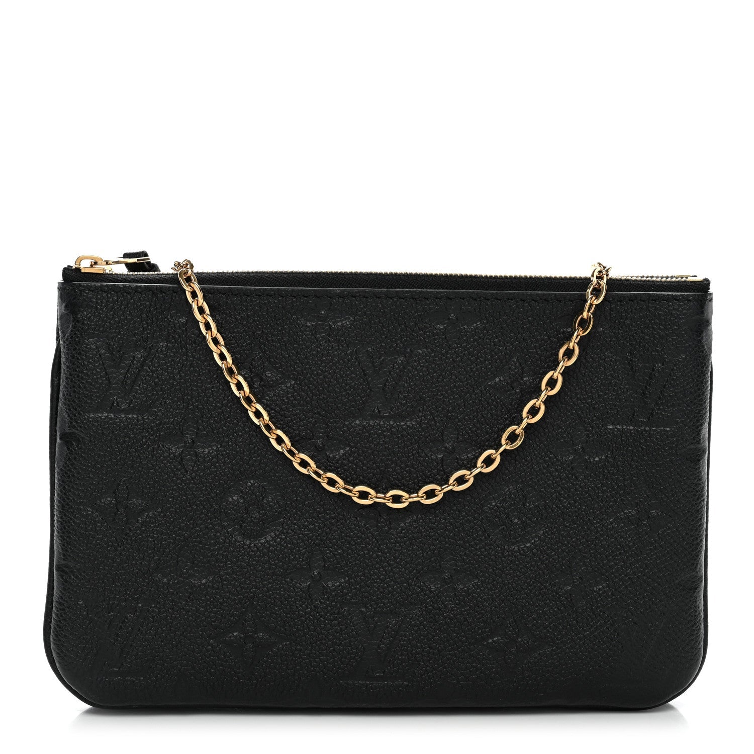 Louis Vuitton Empreinte Double Zip Pochette Black