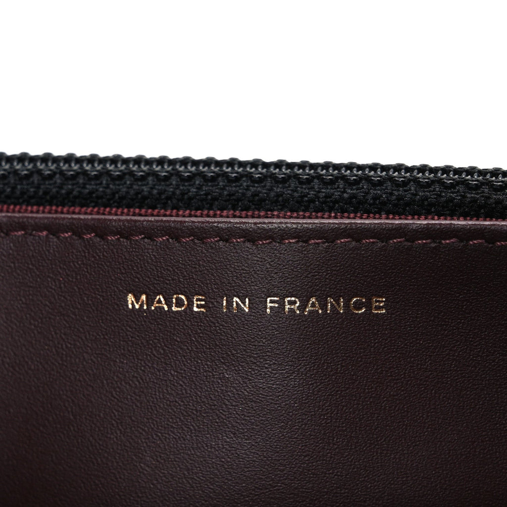 Chanel Caviar Quilted Wallet on Chain WOC Black