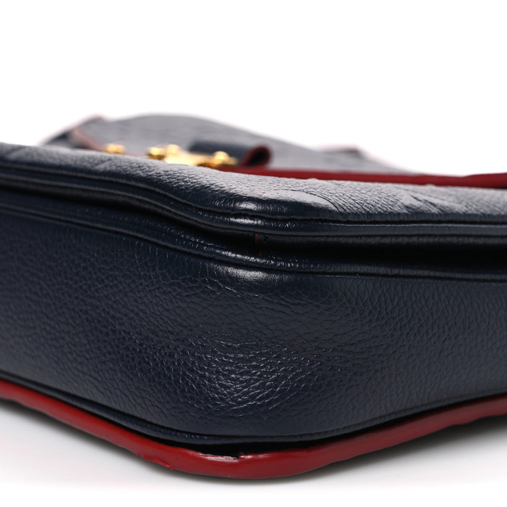 Louis Vuitton Empreinte Pochette Metis Marine Rouge