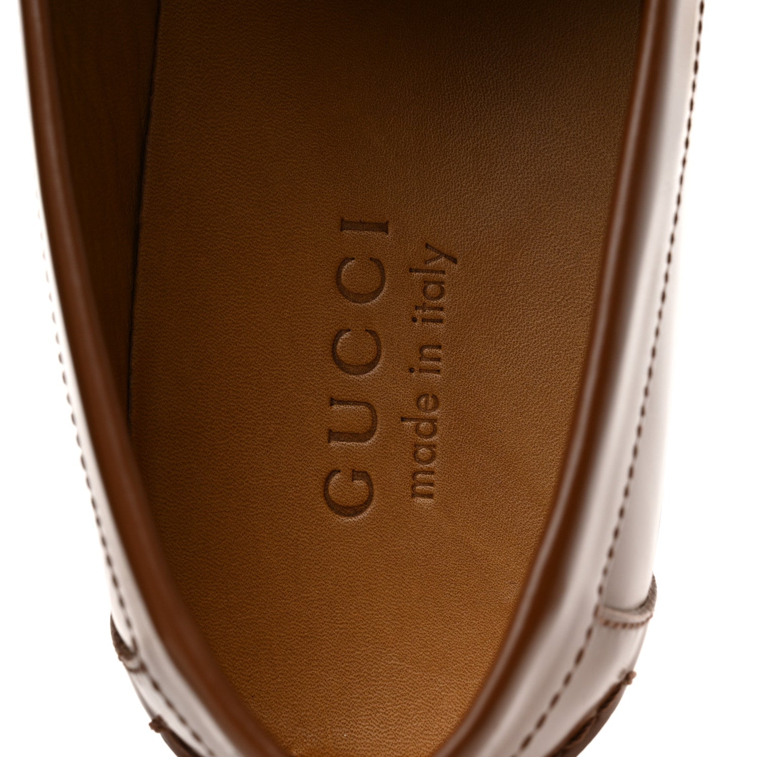 Gucci Calfskin Mens Interlocking G Millennial Ribot Loafers 11 Cuir