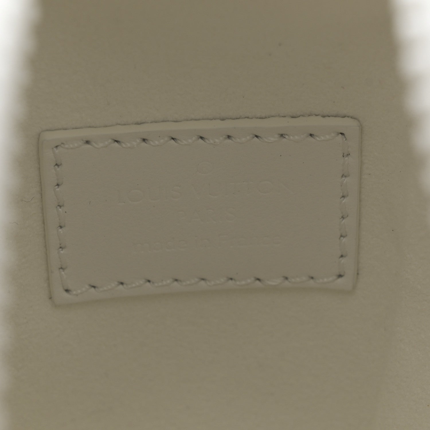 Louis Vuitton Calfskin Side Trunk PM Off White