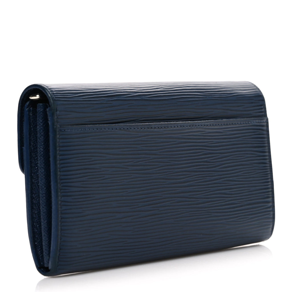 Louis Vuitton Epi Sarah Wallet NM Indigo