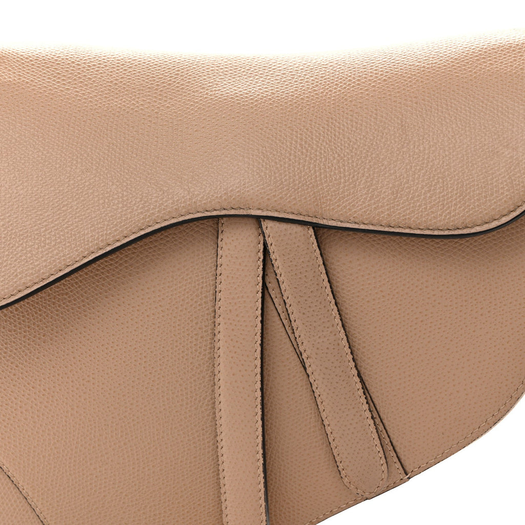 Christian Dior Grained Calfskin Saddle Bag Fard