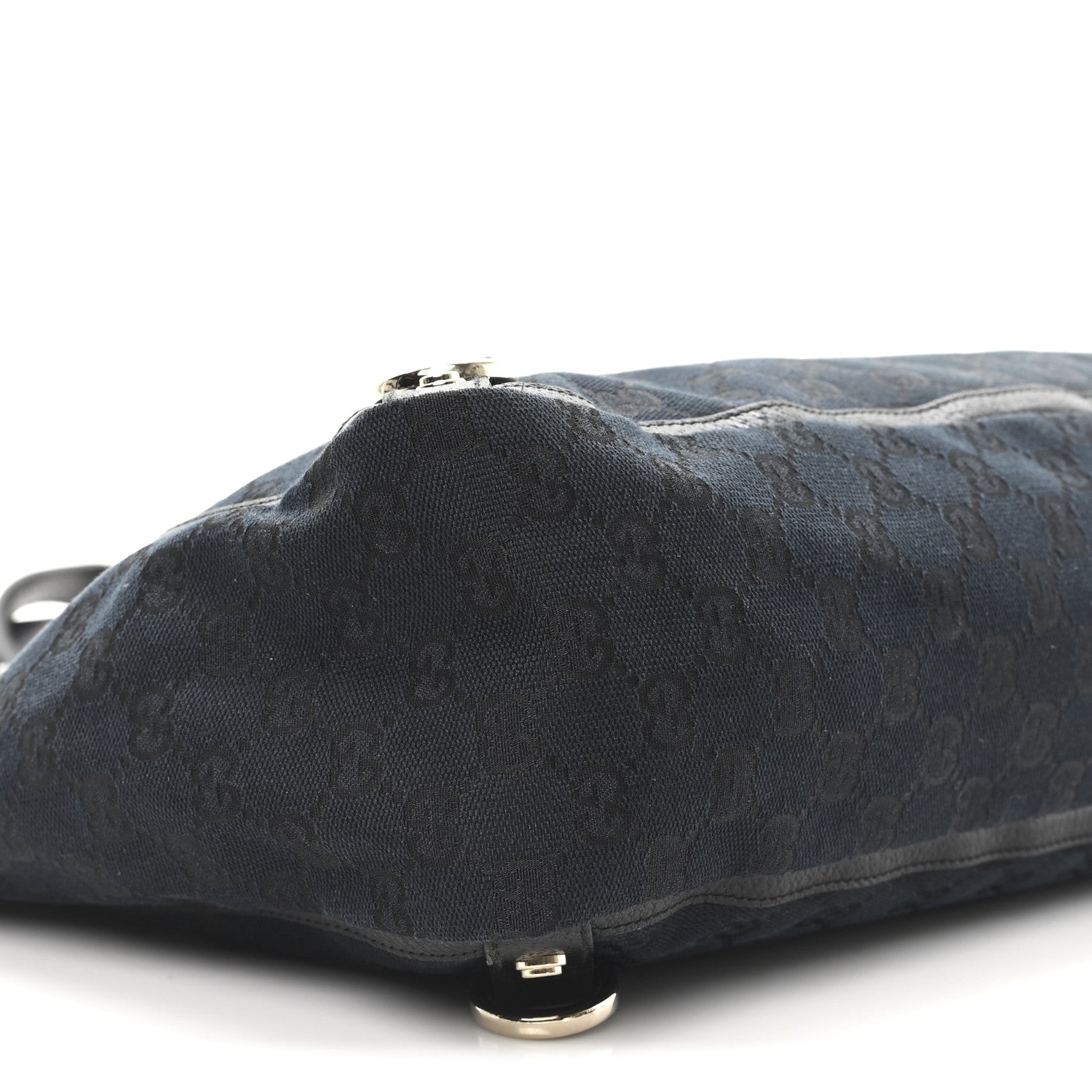 Gucci Monogram Large Abbey Tote Black
