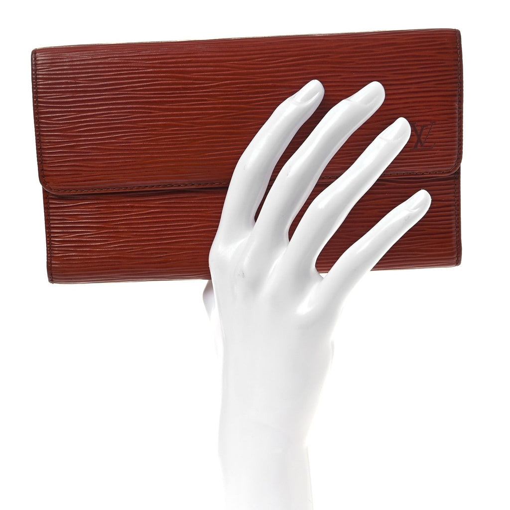 Louis Vuitton Epi Porte Tresor International Wallet Cipango