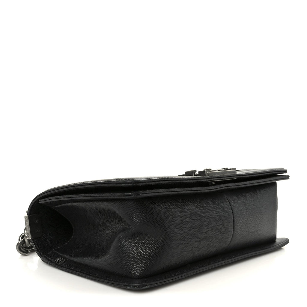 Chanel Caviar Quilted Medium Boy Flap Black