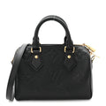 Louis Vuitton Empreinte Monogram Giant Speedy Bandouliere 20 Black