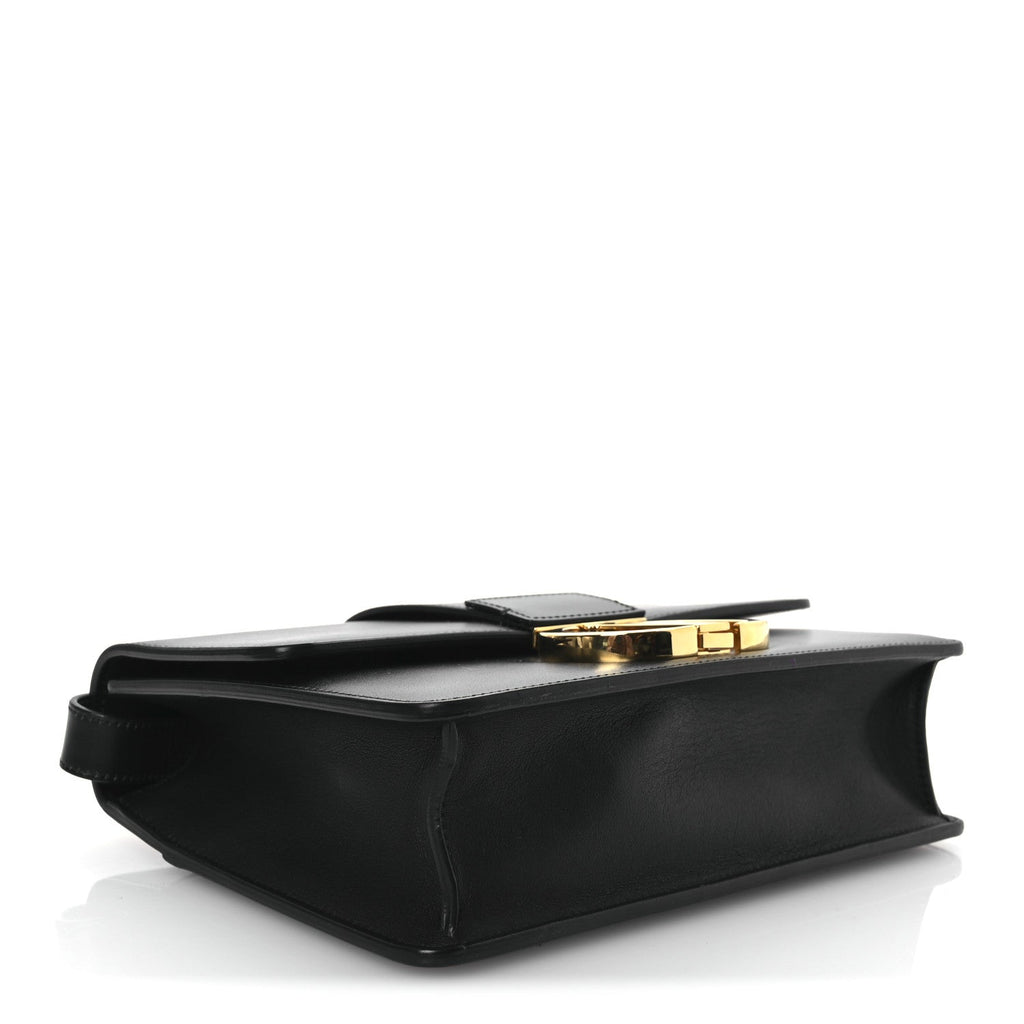Christian Dior Box Calfskin 30 Montaigne Flap Bag Black