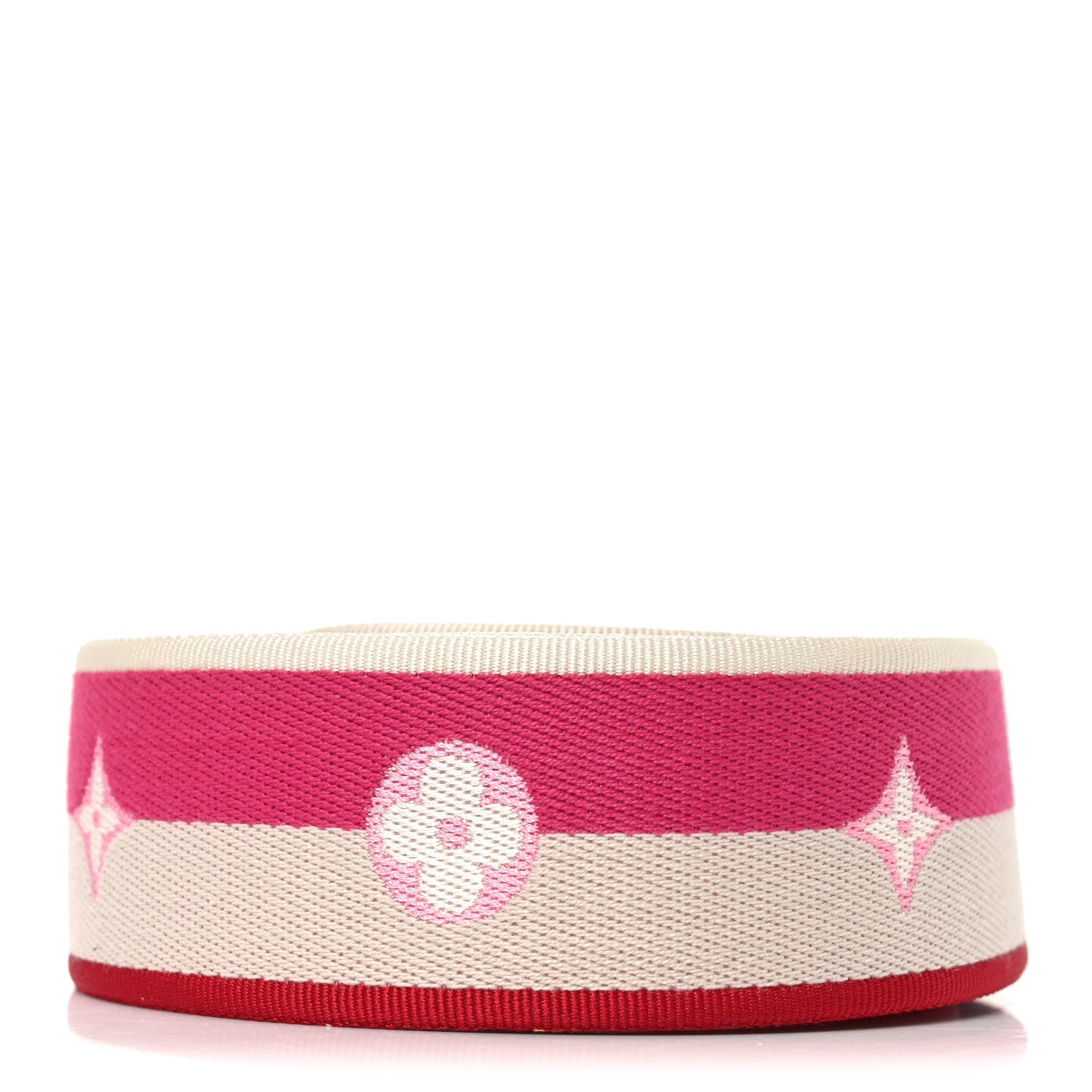 Louis Vuitton Jacquard Speedy Bandouliere 20 Shoulder Strap Fuchsia