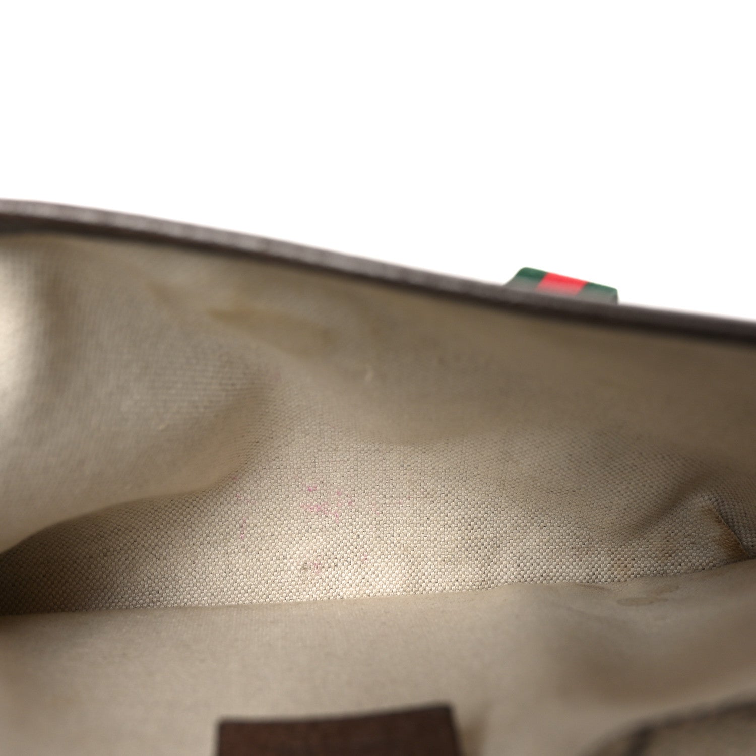 Gucci GG Supreme Monogram Neo Vintage Web Belt Bag Brown
