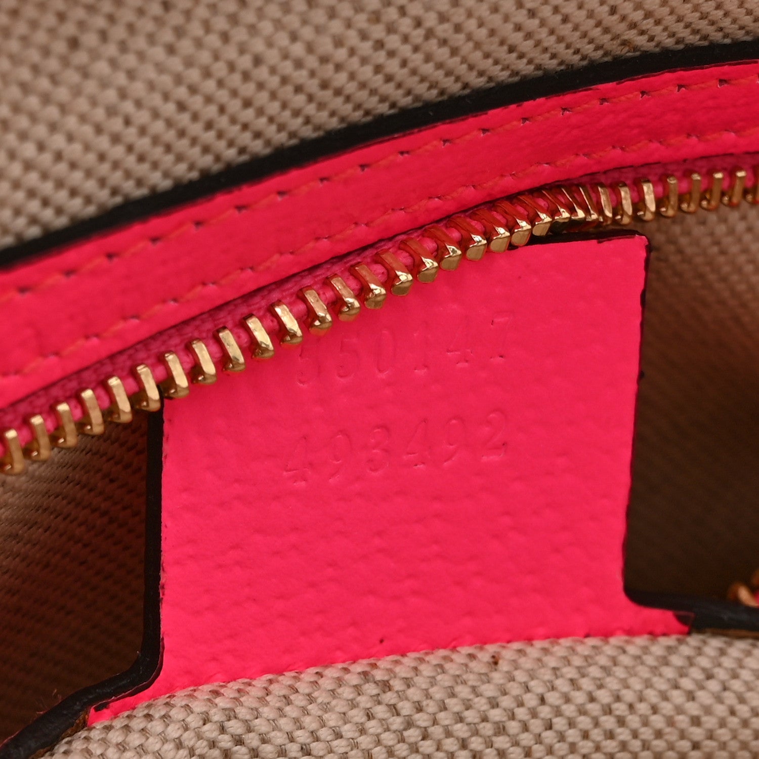 Gucci Canvas Flora Floral Shoulder Bag White Fuchsia Fluo