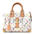 Louis Vuitton Monogram Multicolor Speedy 30 White