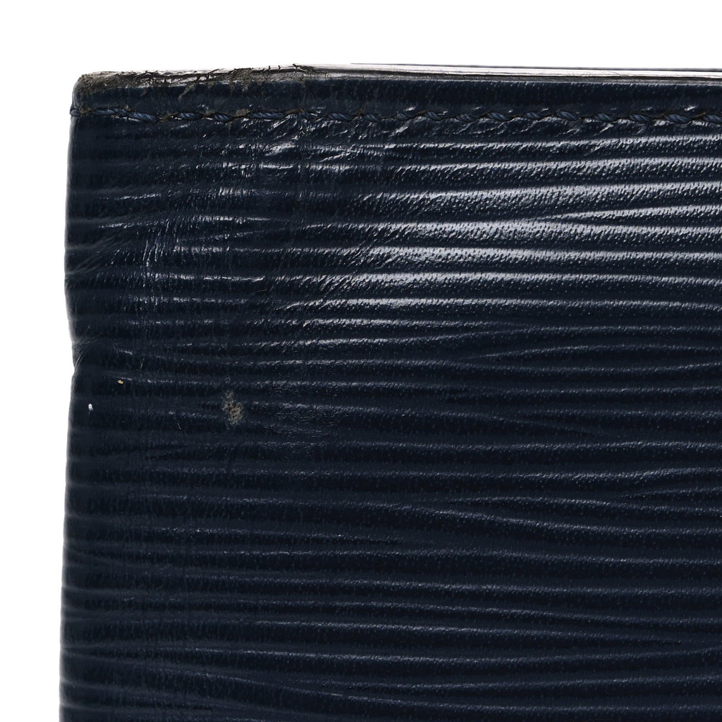 Louis Vuitton Epi Brazza Wallet Blue Marine