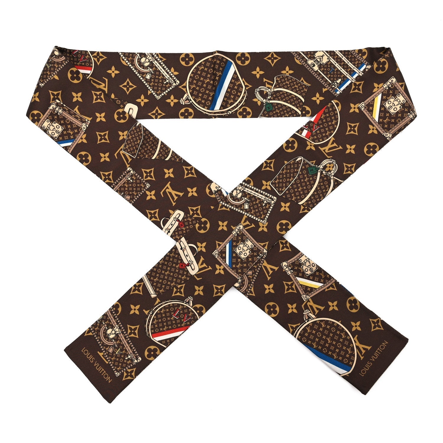 Louis Vuitton Silk Monogram Trunks Bandeau