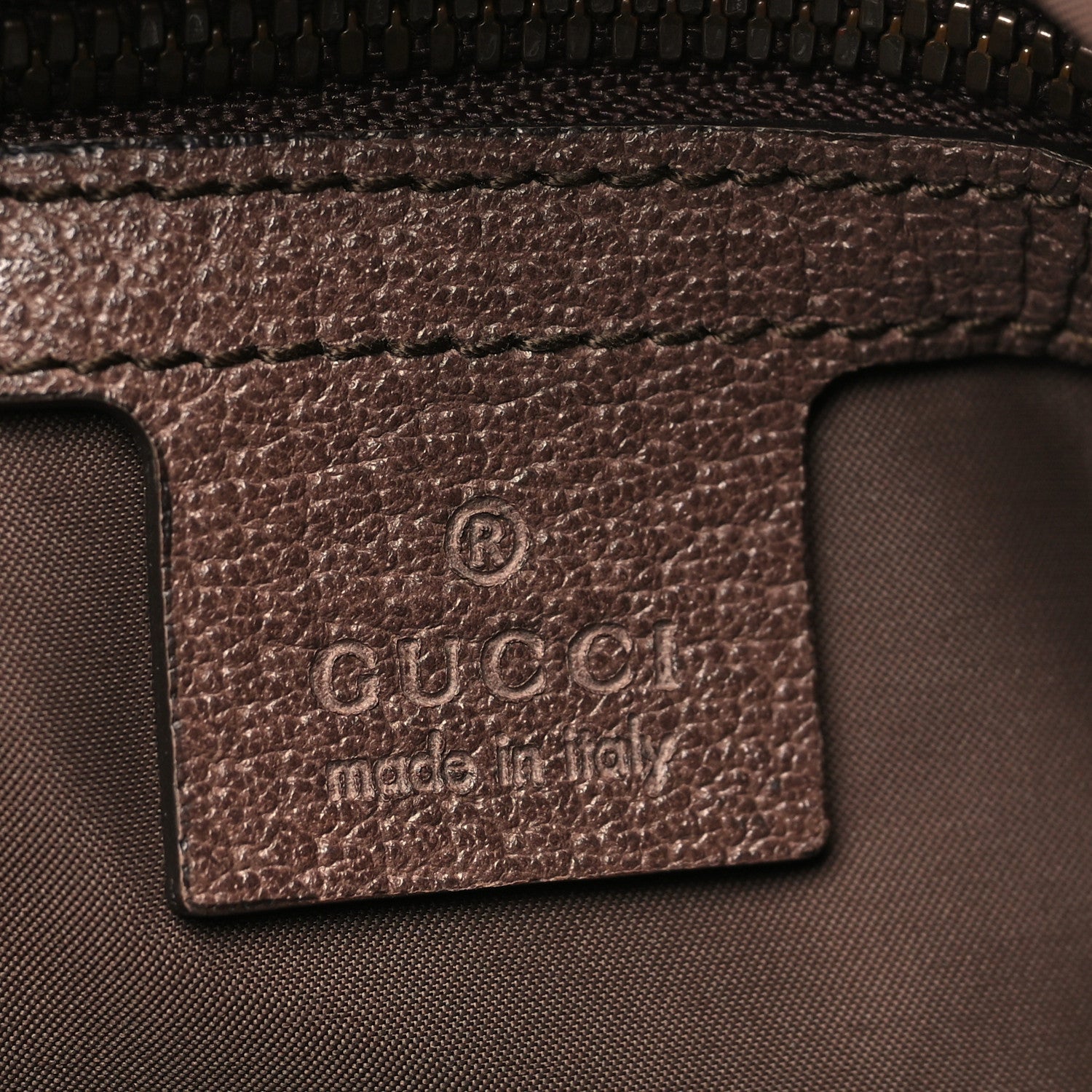 Gucci GG Supreme Monogram Neo Vintage Drawstring Backpack Beige New Acero Crop
