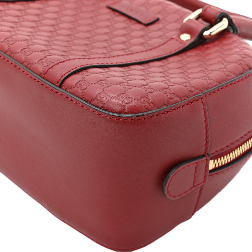 Gucci Soft Microguccissima Small Crossbody Bag Rosso