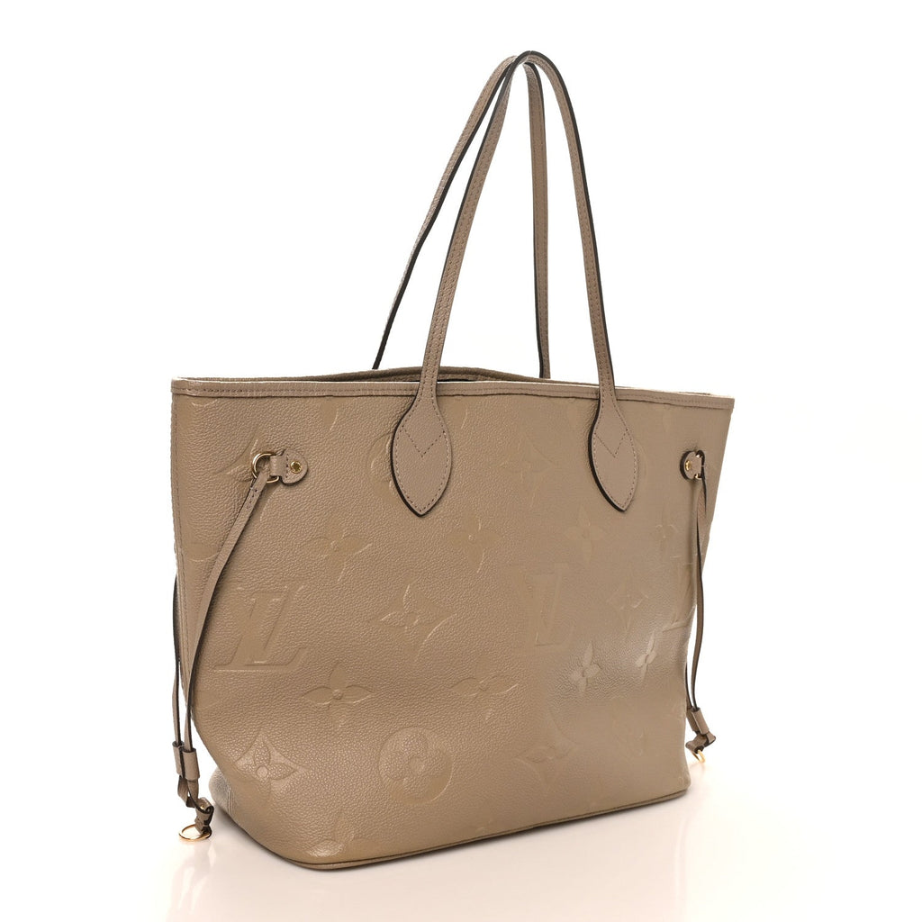 Louis Vuitton Empreinte Monogram Giant Neverfull MM Tourterelle