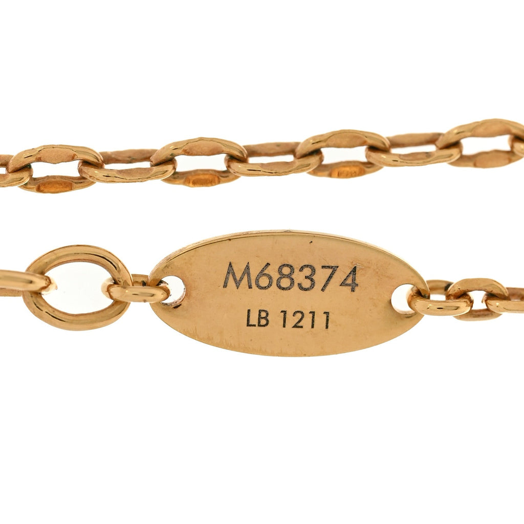 Louis Vuitton Metal Crystal Blooming Supple Necklace