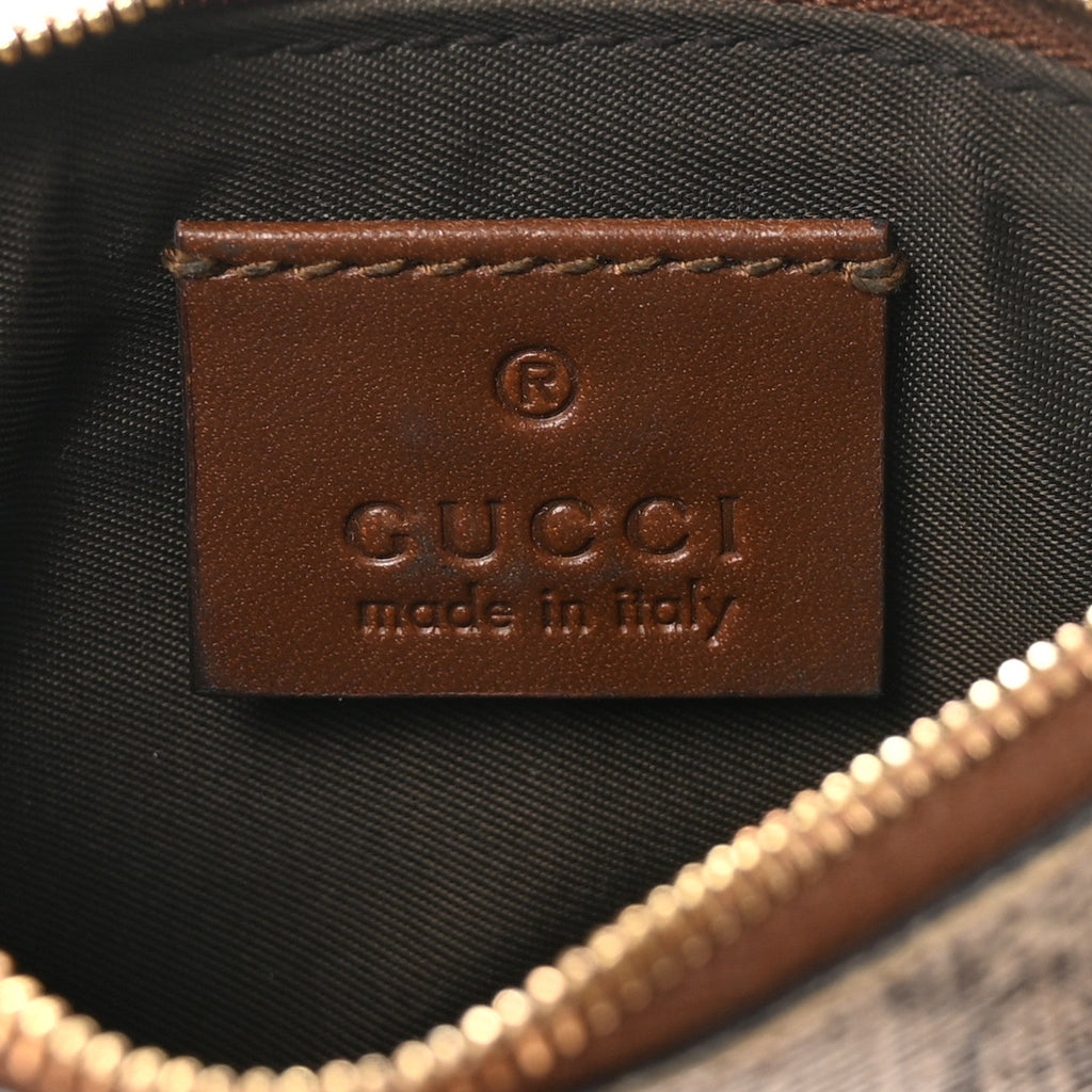 Gucci GG Supreme Monogram Key Case Brown