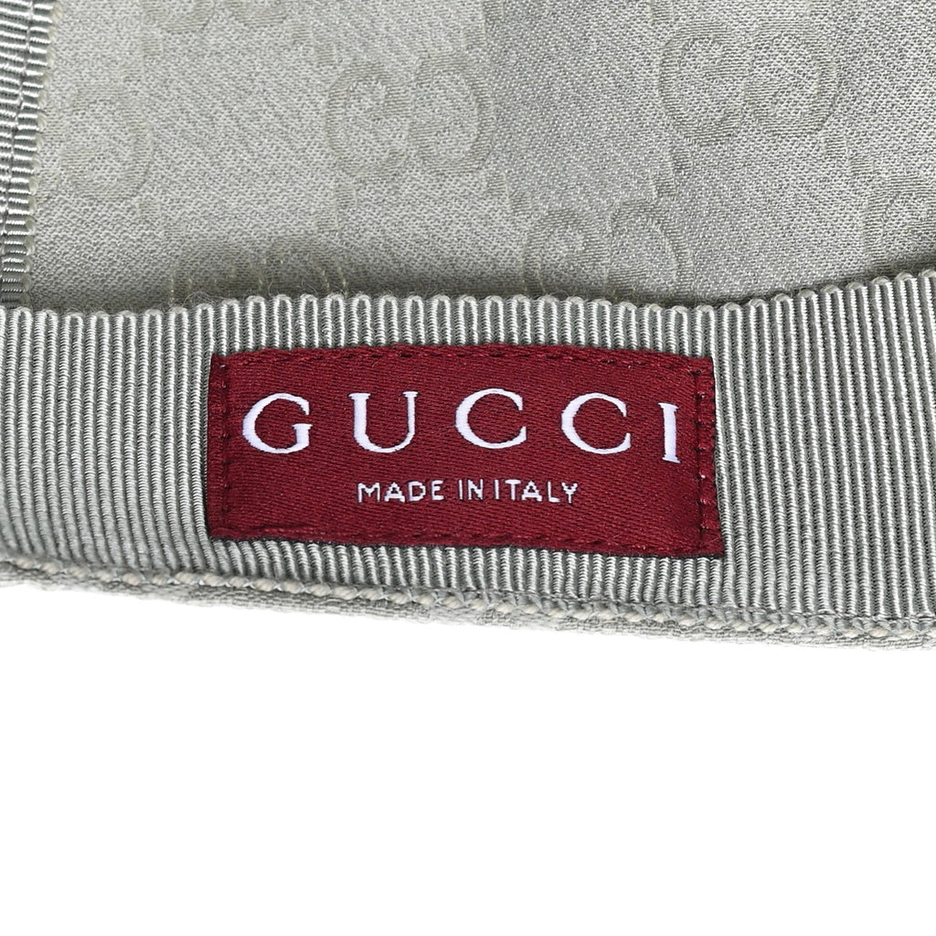 Gucci Monogram Ripstop Baseball Hat L Pale Green