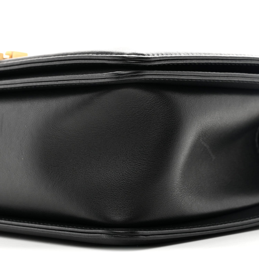 Chanel Lambskin Quilted Medium Boy Flap Black