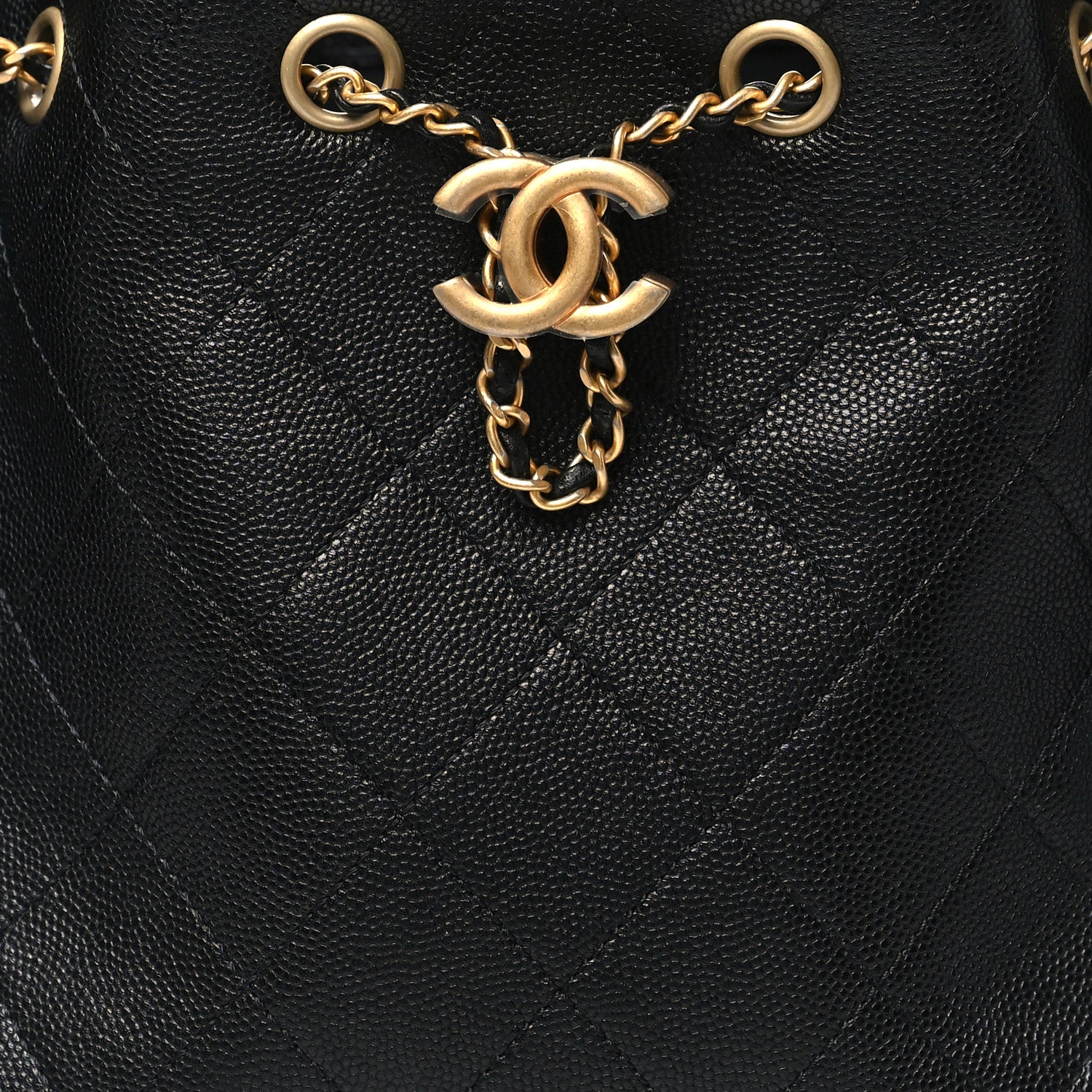 Chanel Caviar Quilted Small Chanel 25 Handbag Black