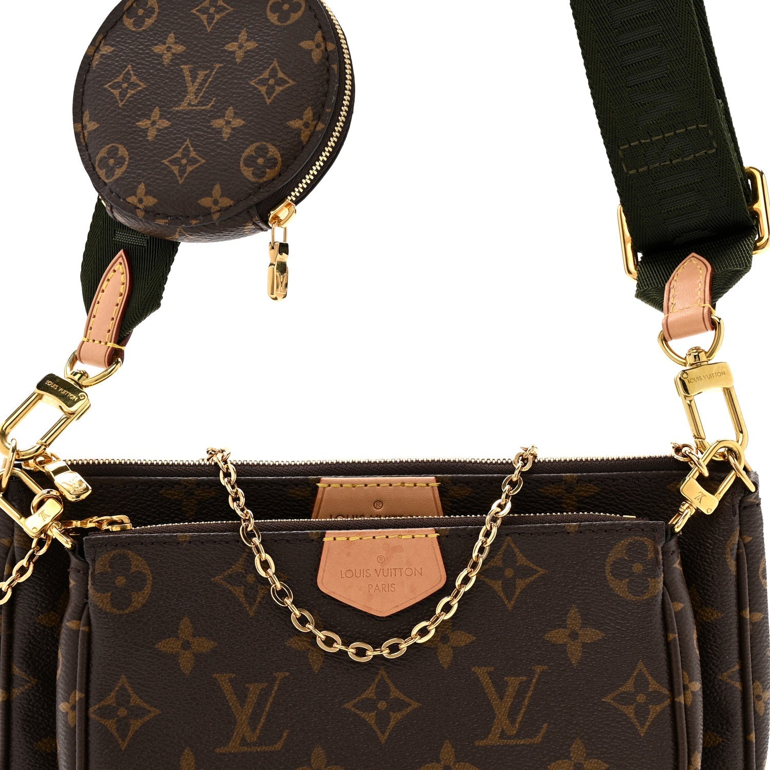 Louis Vuitton Monogram Multi Pochette Accessories Kaki