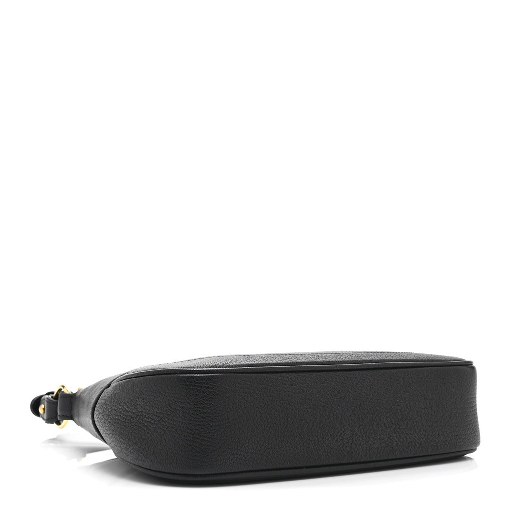 Gucci Goatskin Small Aphrodite Shoulder Bag Black