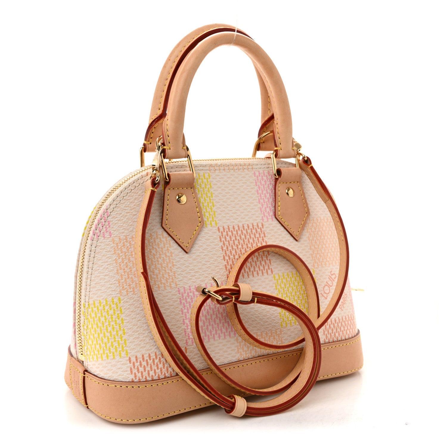Louis Vuitton Damierlicious Alma BB Rose Peach