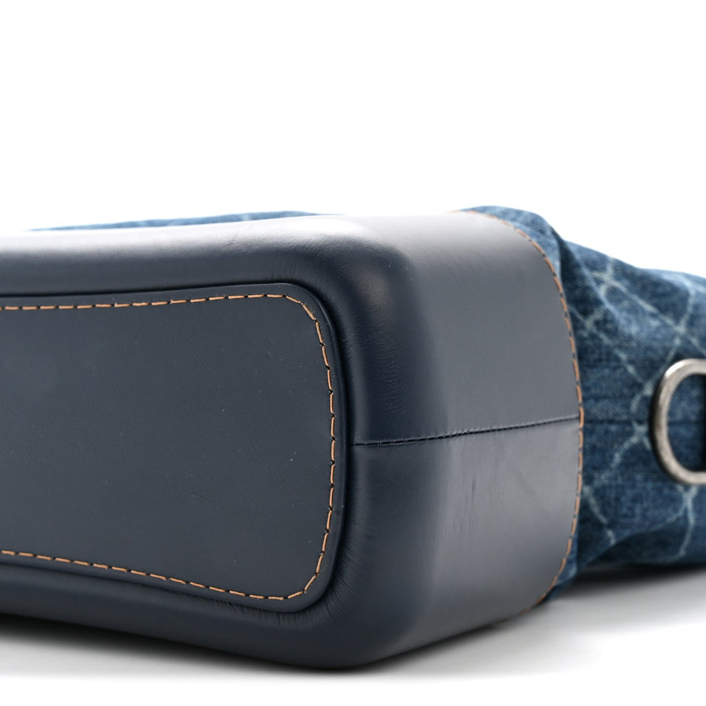 Chanel Denim Calfskin Medium Gabrielle Hobo Blue