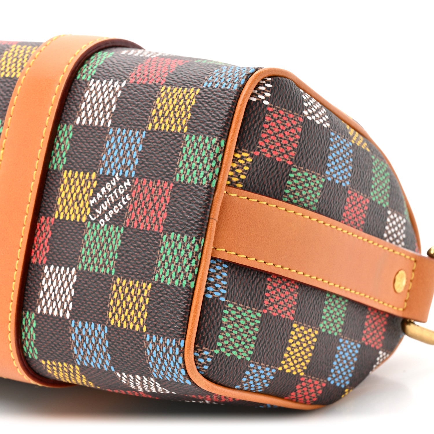 Louis Vuitton LV Vers Damier Ebene Keepall Bandouliere 25