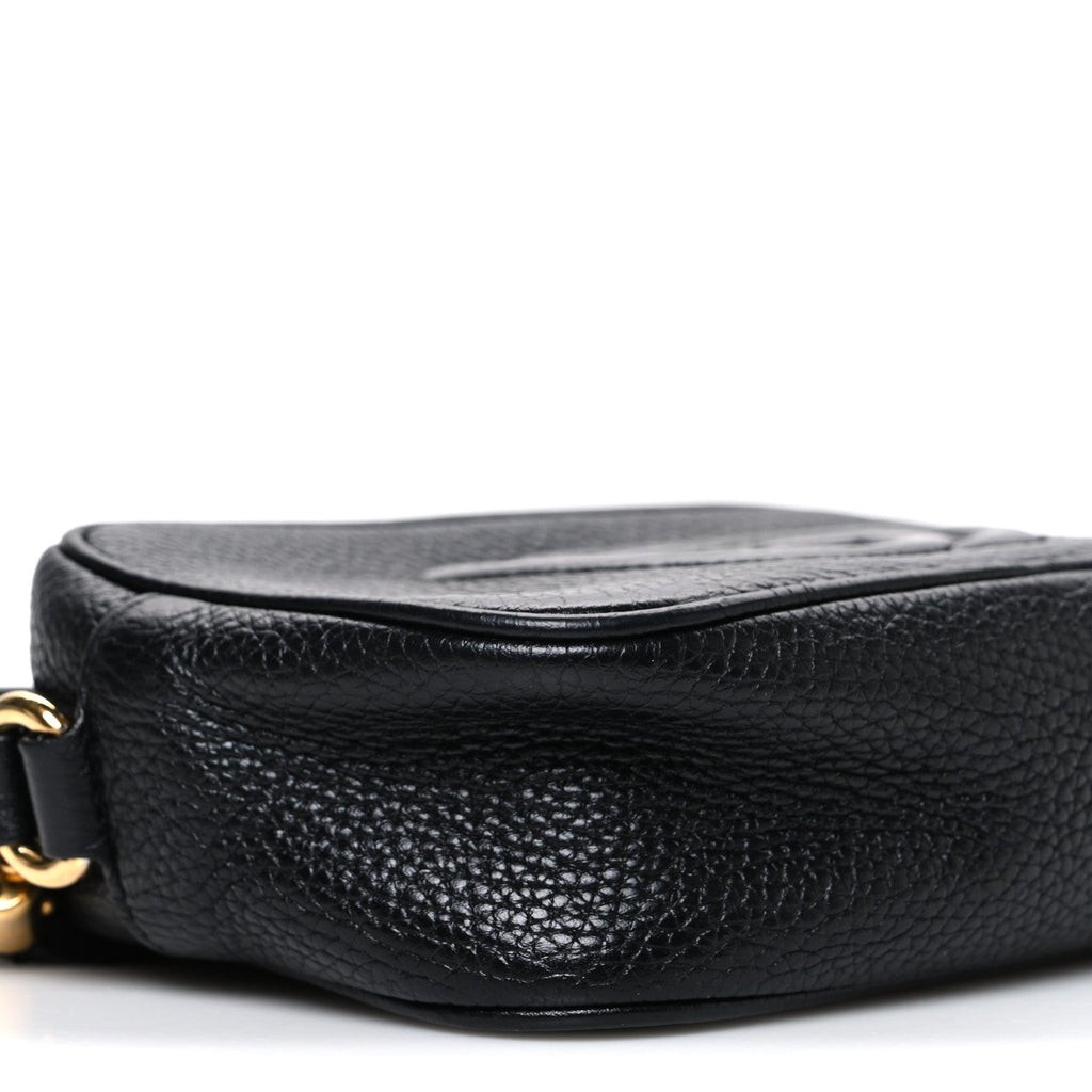 Gucci Pebbled Calfskin Small Soho Disco Bag Black