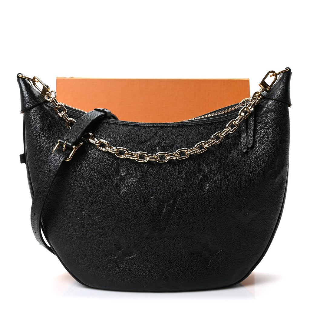 Louis Vuitton Empreinte Monogram Giant Loop Hobo Black