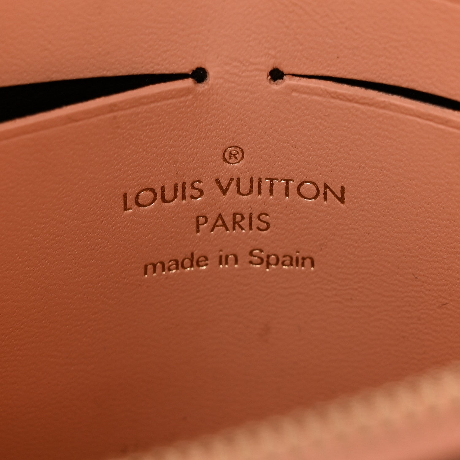 Louis Vuitton Damier Ebene Vavin Chain Wallet Creme