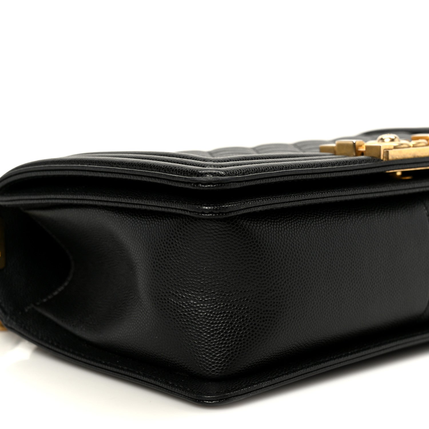 Chanel Caviar Quilted Medium Boy Flap Black