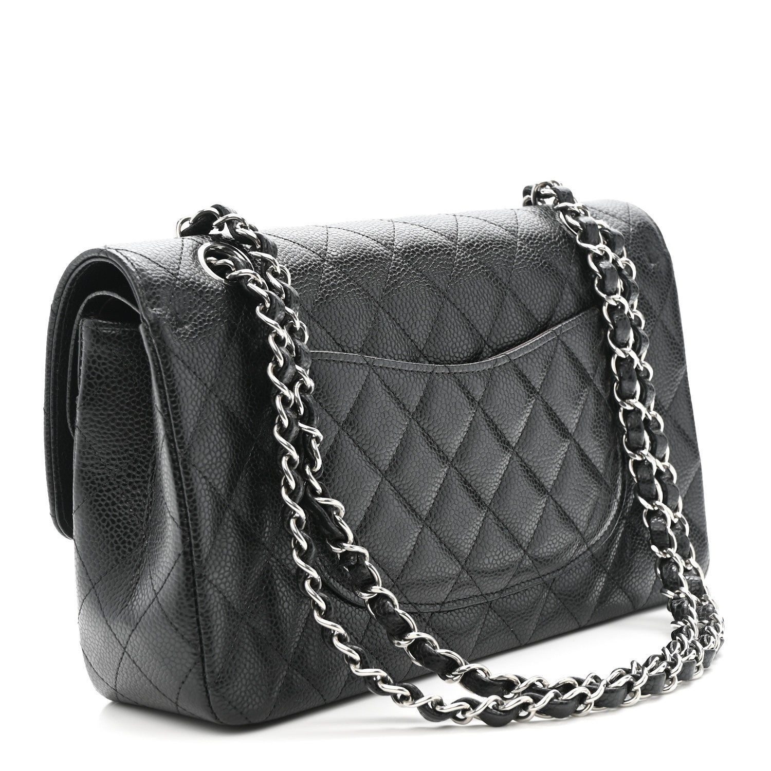Chanel Caviar Quilted Medium Double Flap Black